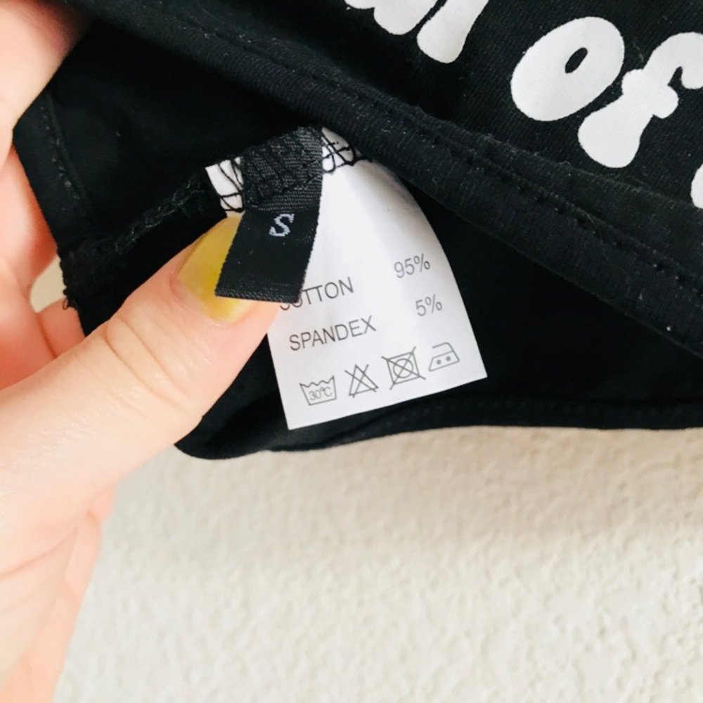 A MAN OF QUALITY FEMINIST GIRL POWER CROP TOP - Picture 4 of 6